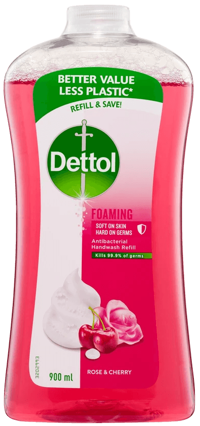 Cropped - dettol-foaming-hand-wash-rose-cherry-900ml-refill.png