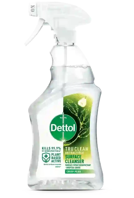Dettol Tru Clean Antibacterial Surface Trigger Cleanser Crisp Pear